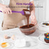 High Heat Resistant Silicone Spatulas: U-Taste 480ºF Hot Proof Food Grade Flexible Silicon Baking Scraper, Food Grade Rubber Kitchen Cooking Mixin...